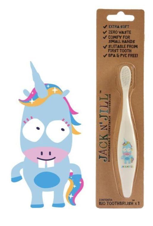 Jack N' Jill Bio Children's Toothbrush - Unicorn